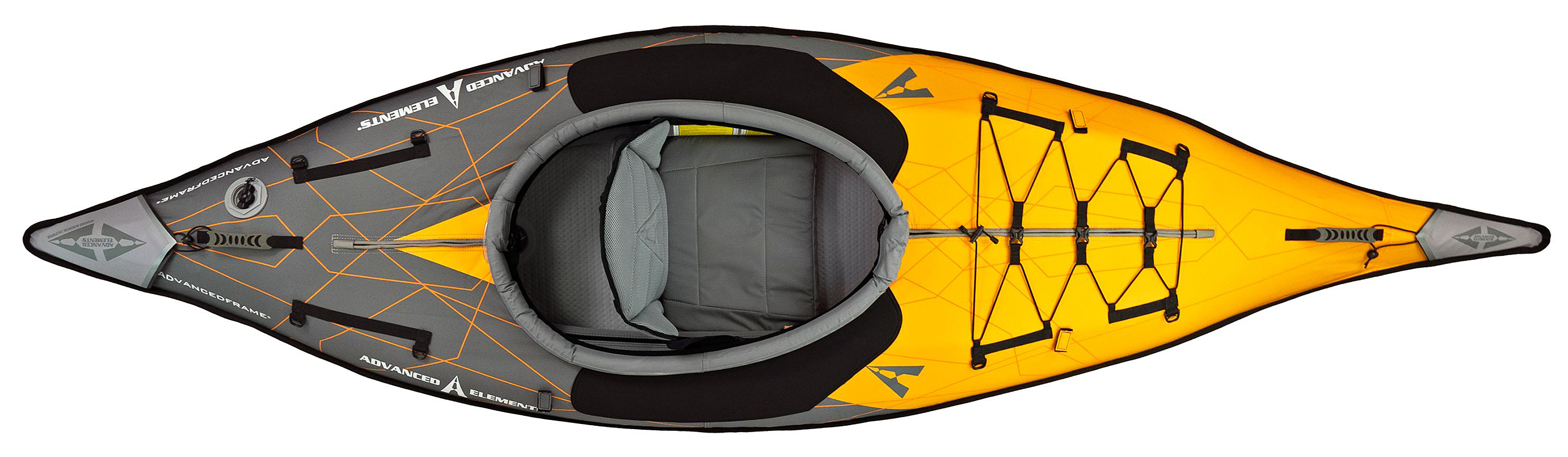 Advanced Elements AdvancedFrame Elite SE Inflatable Kayak in Orange with Pump Cabela's